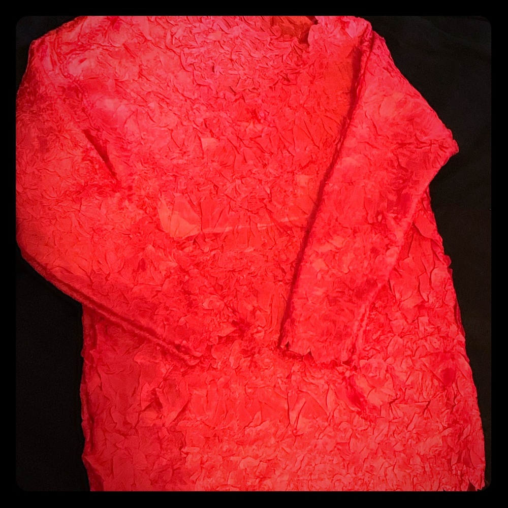 Red blouse